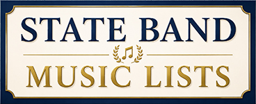 State Band Music Lists